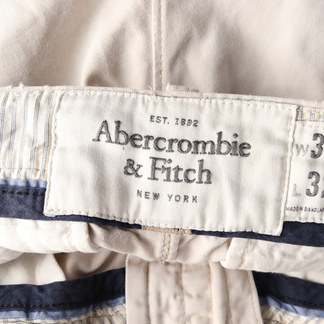 아베크롬비 앤 피치 빈티지 치노 하프 팬츠 32 상품이미지5