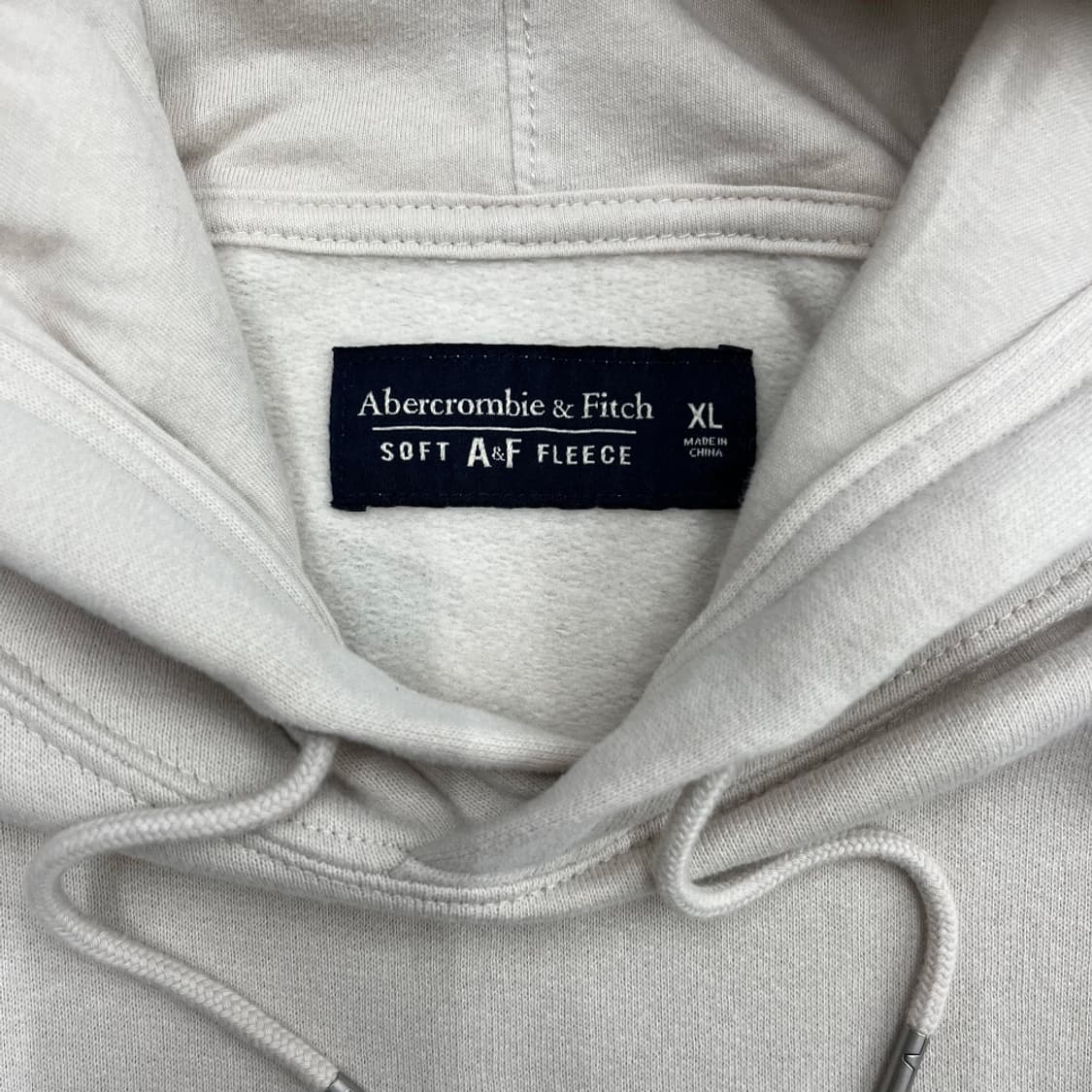 아베크롬비 백로고 아이보리 후드 XL 상품이미지7