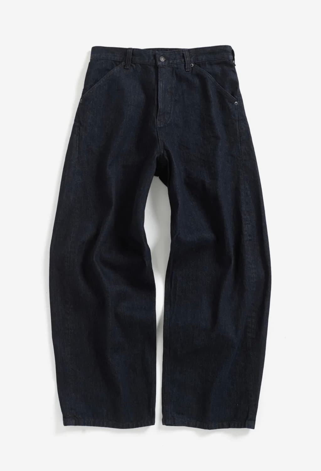 해칭룸 - Wide Curve Jeans Washed Indigo (M) 상품이미지1