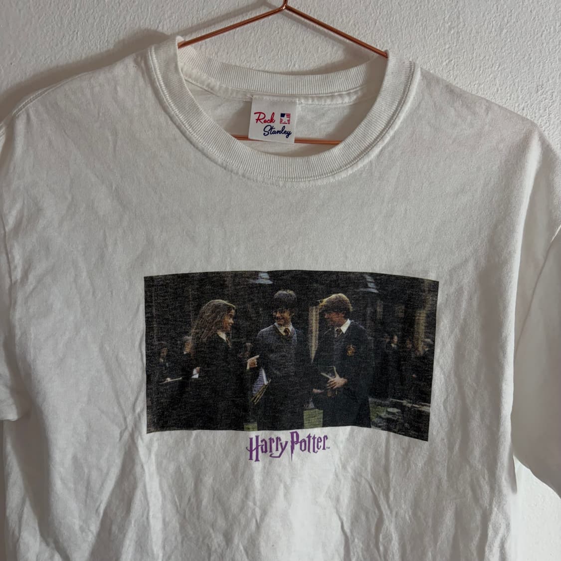 90s 락스탠리 해리포터 프린팅 반팔티(Free) 상품이미지4