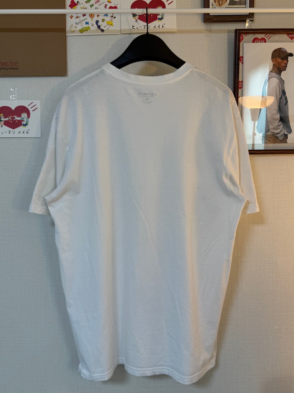 (XL)칼하트 스탠다드 크루넥 반팔티 화이트 상품이미지2