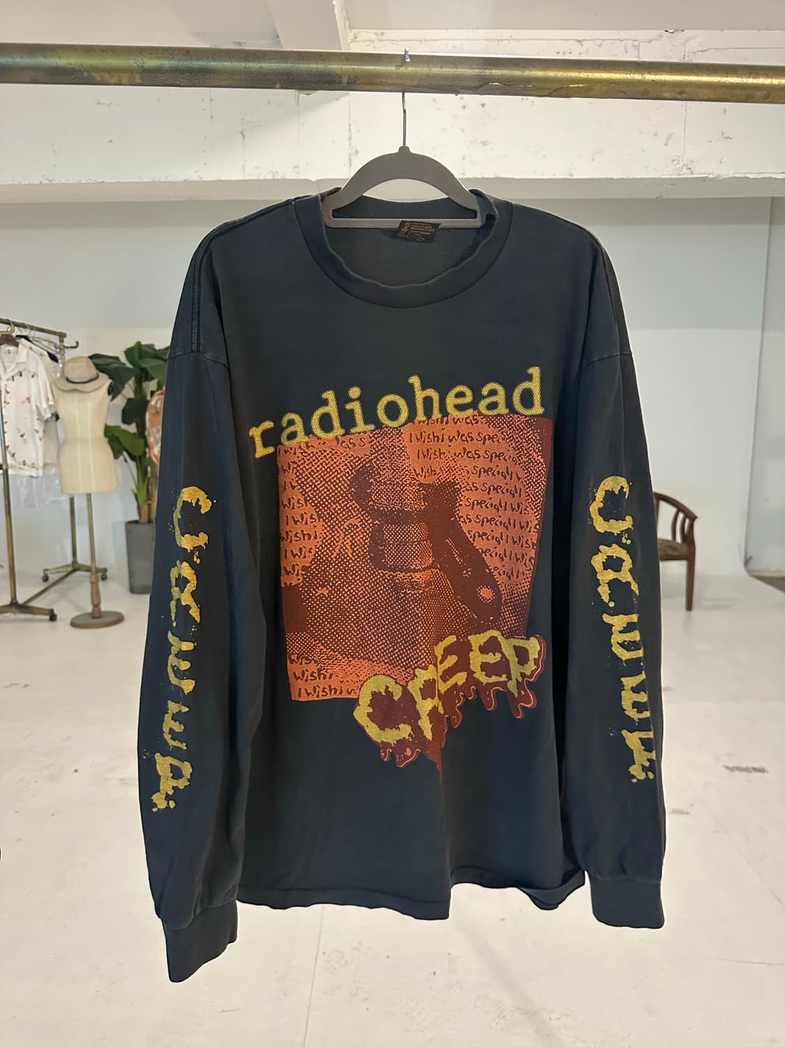 빈티지 밴드티 락티 라디오헤드 상품이미지1