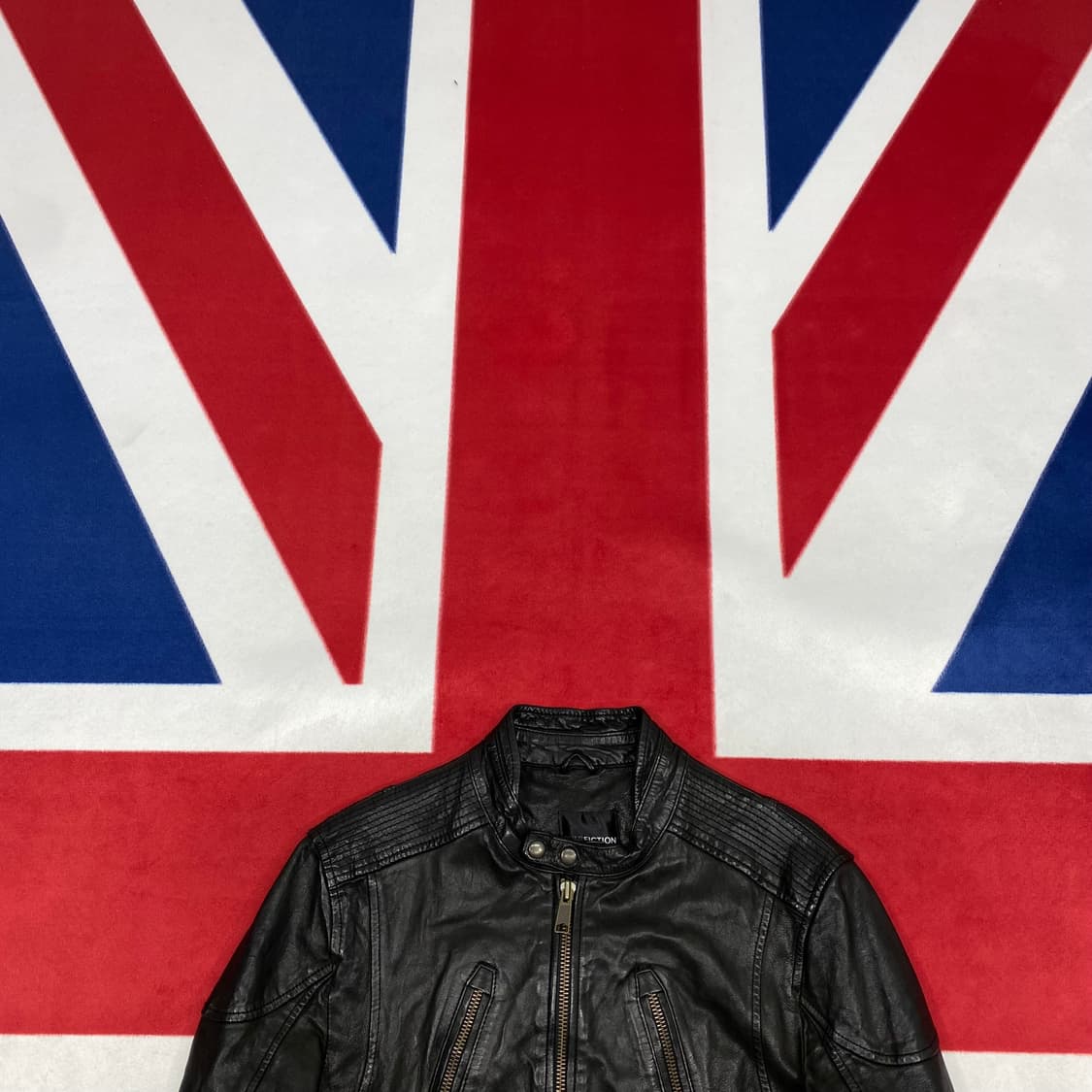 빈티지 리얼레더 자켓 46 실측 S  상품이미지2