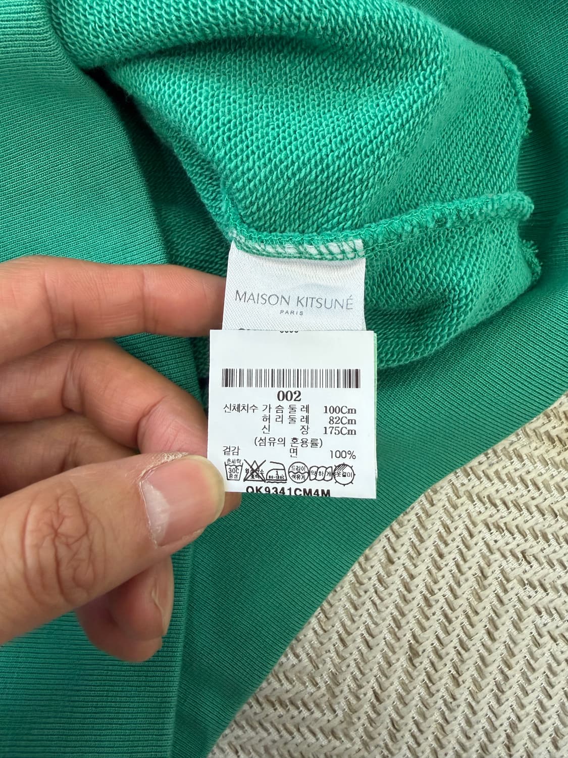 매장판정품) 메종키츠네 남성 폭스 패치 맨투맨 M 상품이미지7