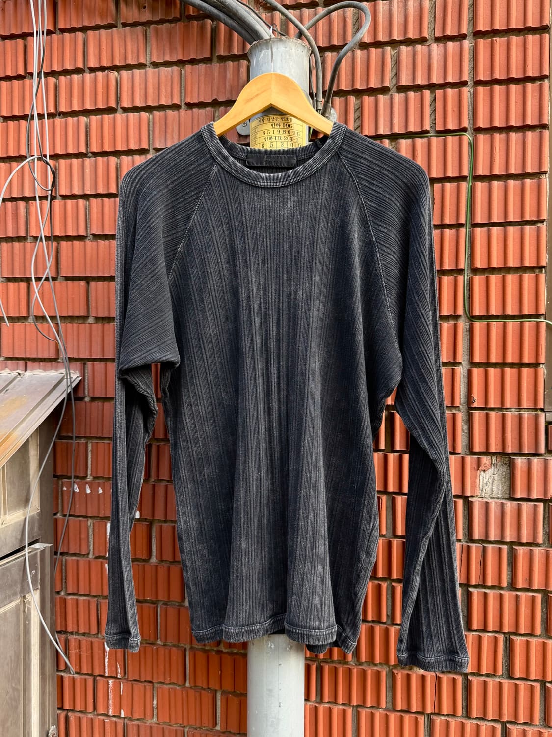 51퍼센트 코튼 롱슬리브 (black)  상품이미지1