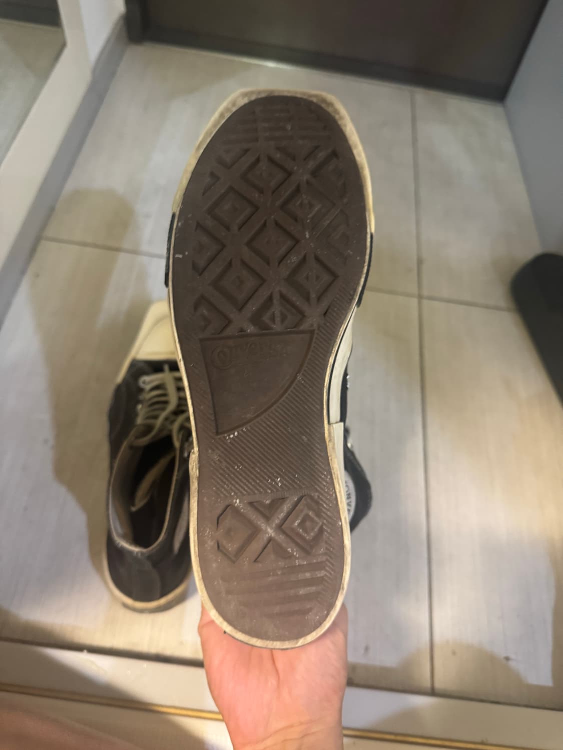 릭오웬스 터보다크 척 70 하이 블랙 캔버스 상품이미지3