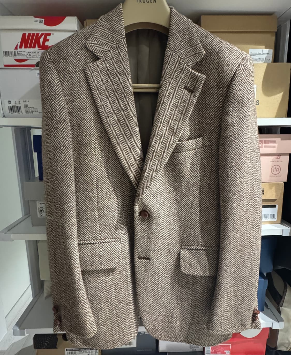 [38R] 미제 🇺🇸 해리스트위드 트위드 자켓 상품이미지1