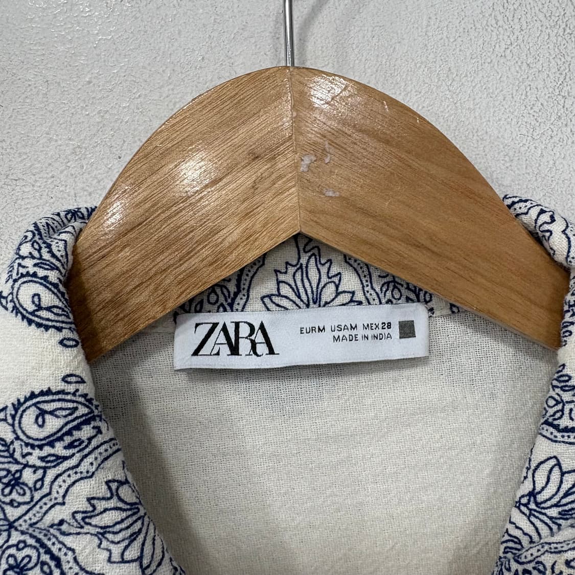 자라 자수 린넨 셔츠자켓 상품이미지3