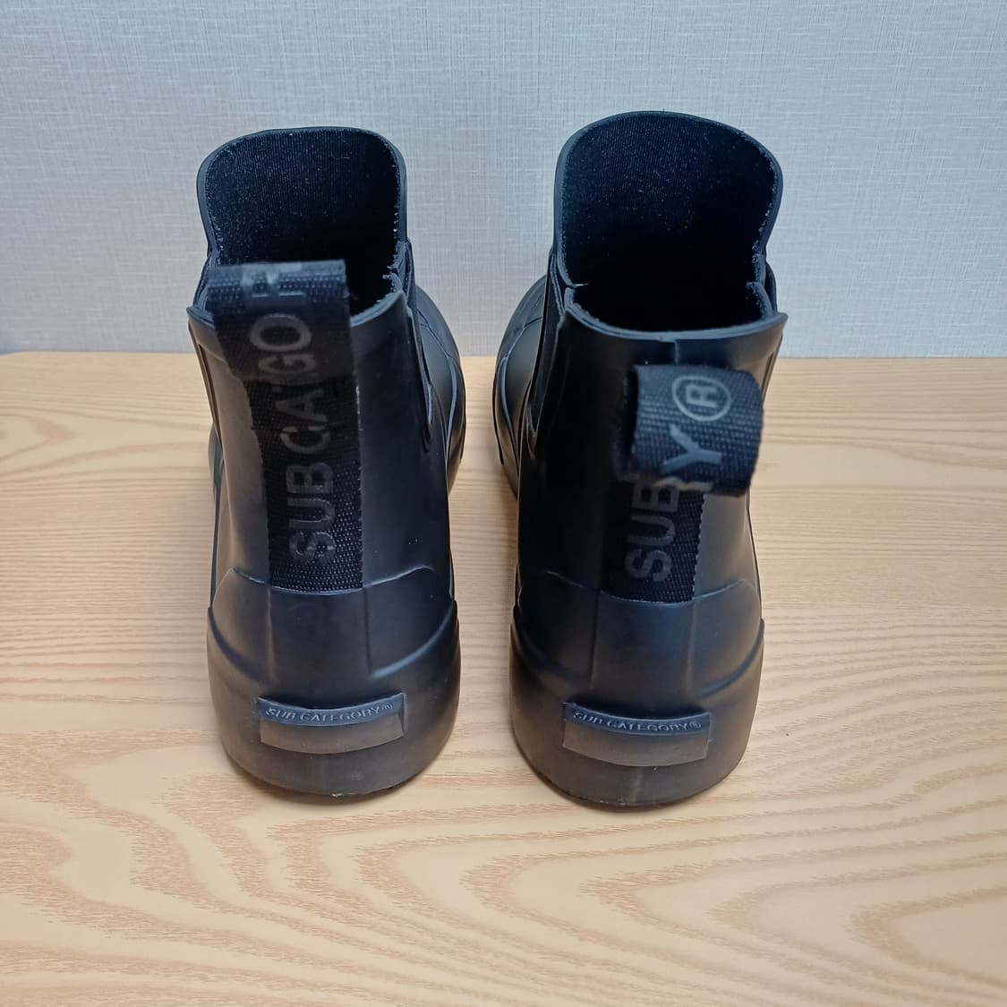 로스트가든 SUB_F751 블랙 레인부츠 255~260사이즈 상품이미지6