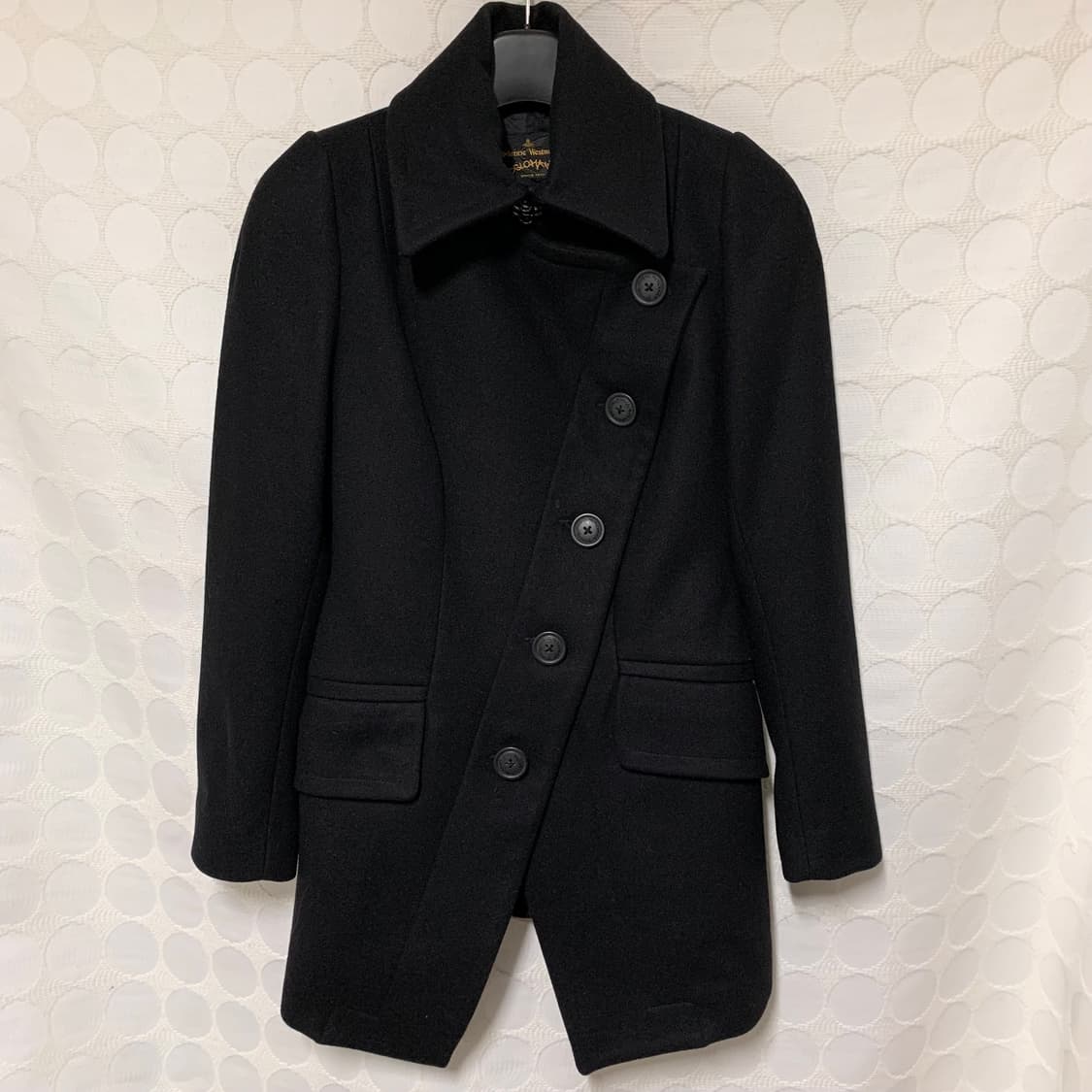 비비안 웨스트우드 블랙 울 코트 상품이미지5