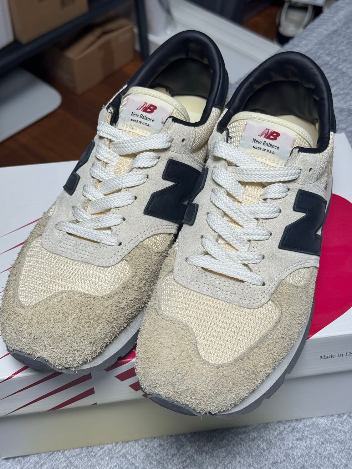 [260] 뉴발란스 990v1 메이드 인 USA 인센스 마카다미아 넛 상품이미지1