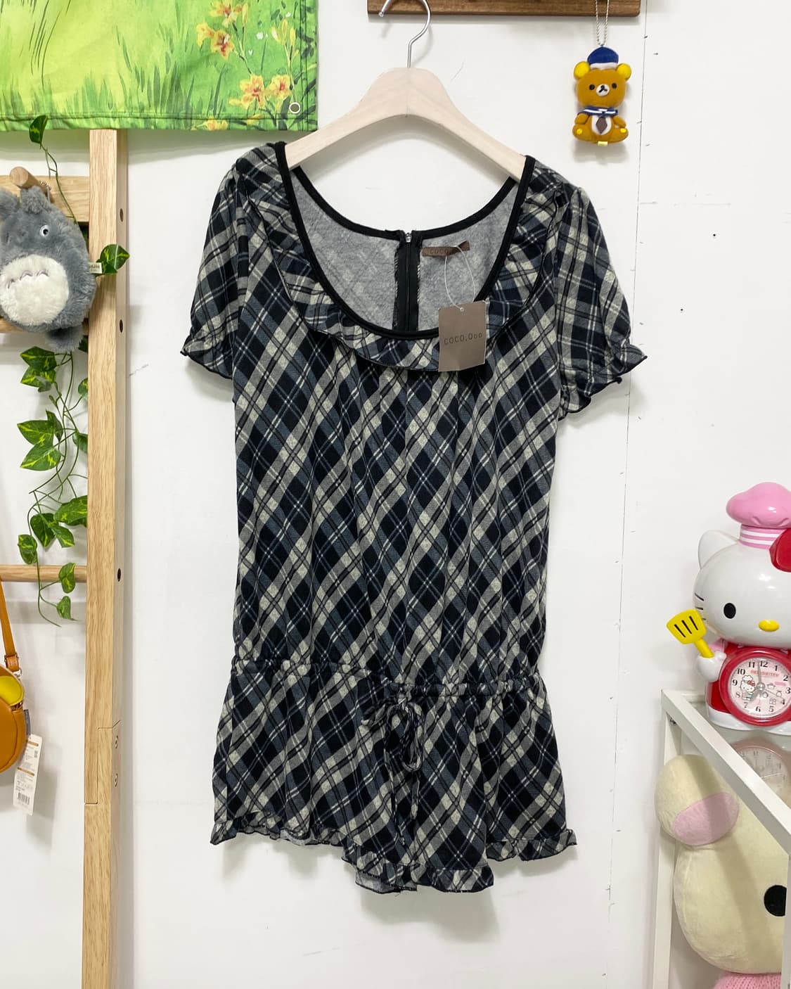 ꒰ঌ 네이비 체크 세트 ໒꒱ 상품이미지4