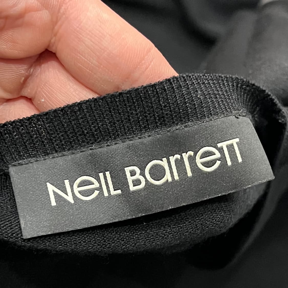  닐바렛 배색 니트 y15555 상품이미지6