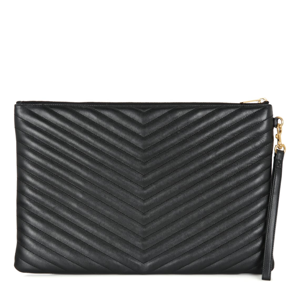 생로랑 모노그램 마테라쎄 클러치 라지 스트랩 파우치 440222 상품이미지4