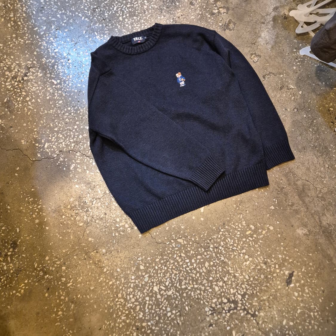 L. YALE 네이비 울니트  상품이미지7