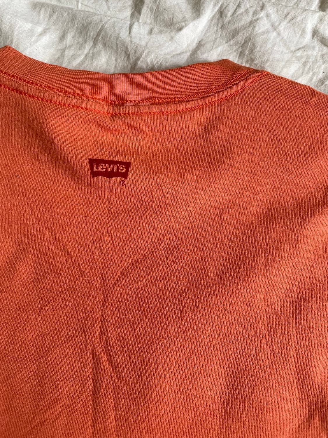 Levi’s 리바이스 빅로고 프린팅 반팔티 오렌지 상품이미지4