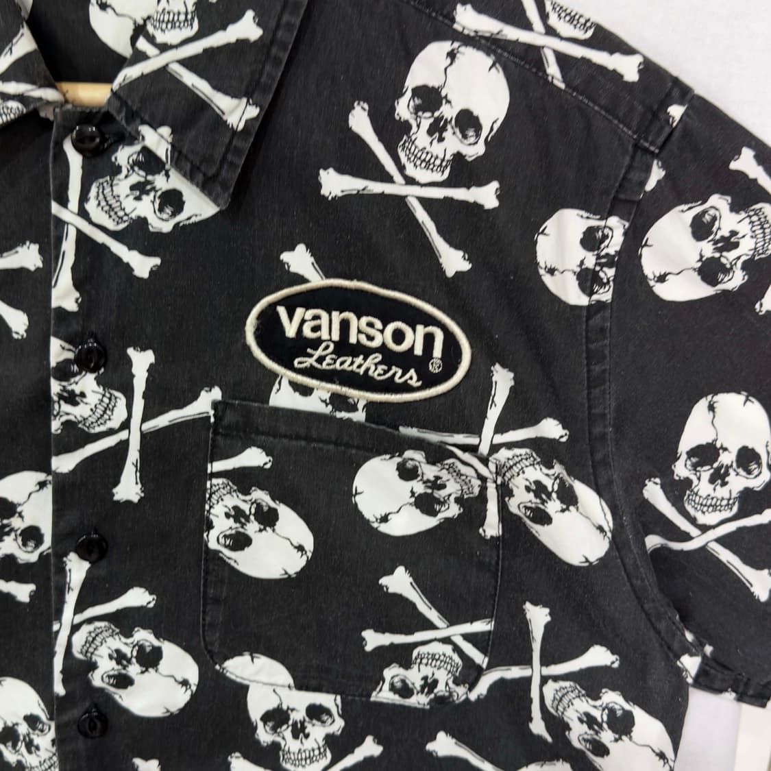 Vanson Leather 벤슨 레더 반팔 셔츠 상품이미지2
