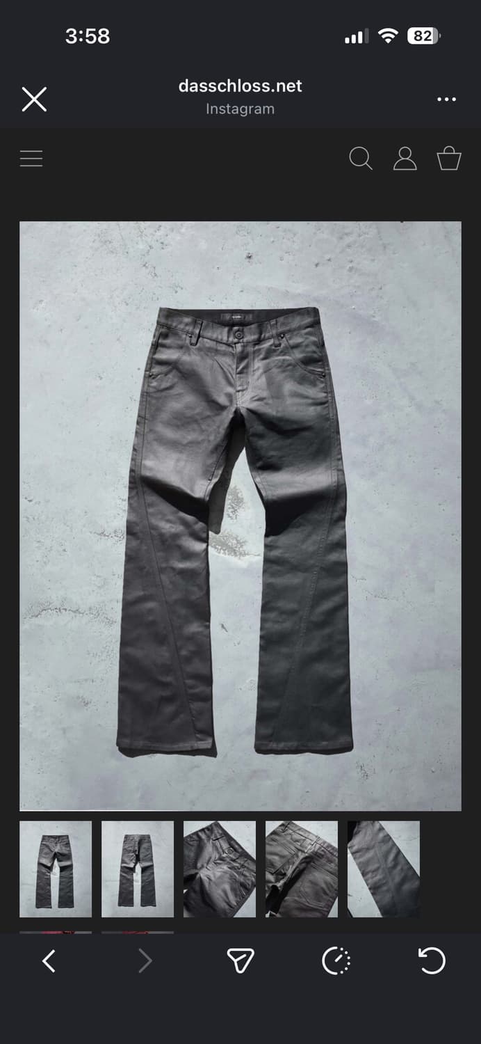 dasschloss(0030) Curved seam pants 상품이미지2