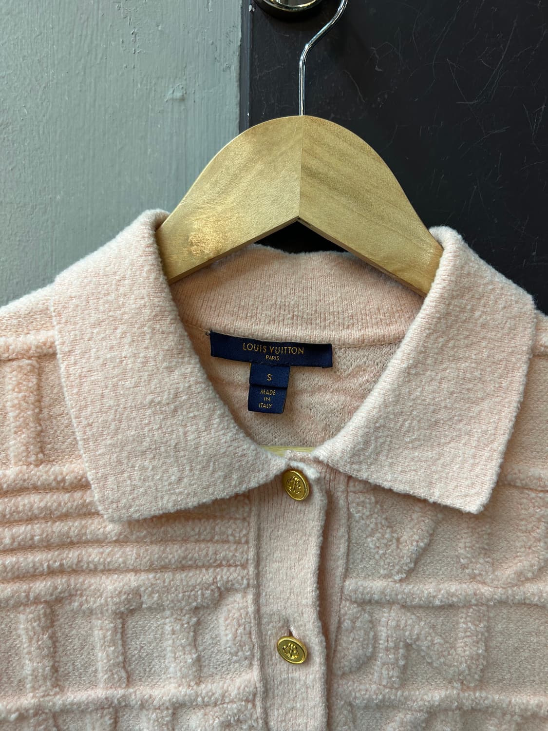 S/ 루이비통 텍스처드 테리 폴로 니트 상품이미지5