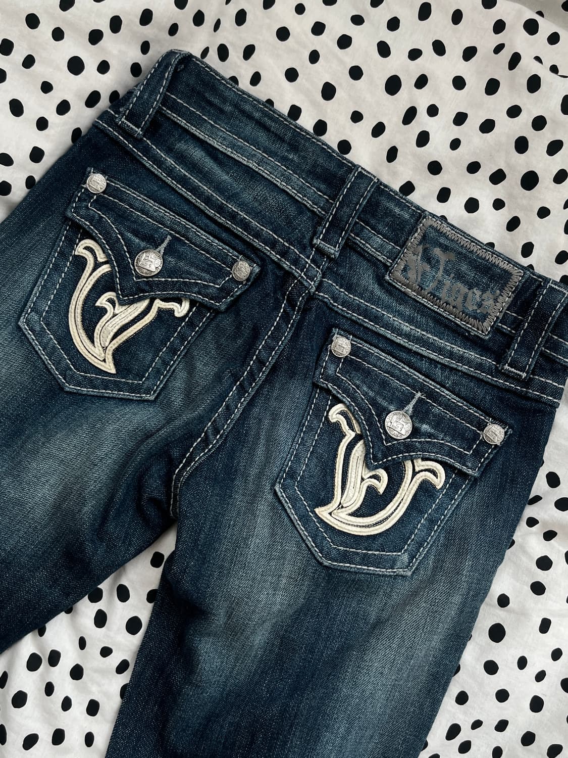 Vigoss 부츠컷 로우라이즈 데님 팬츠 28 상품이미지1