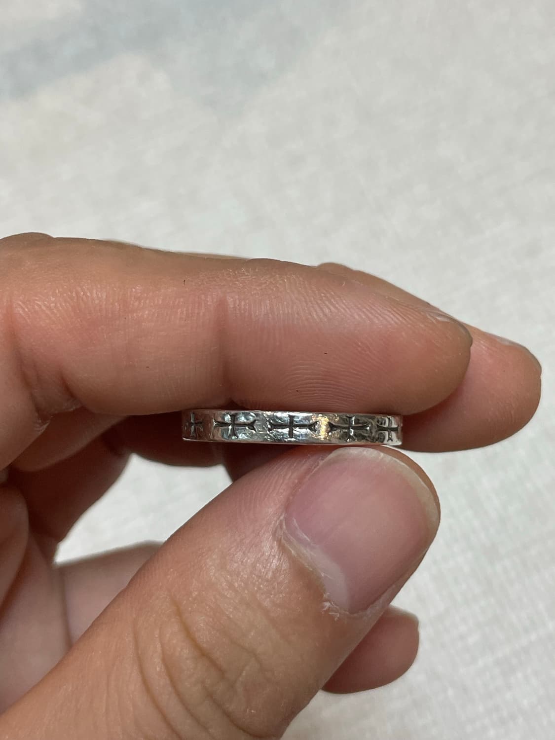 [US7.5] 크롬하츠 퍽유링 3mm 국내영수증, 풀구성 상품이미지5