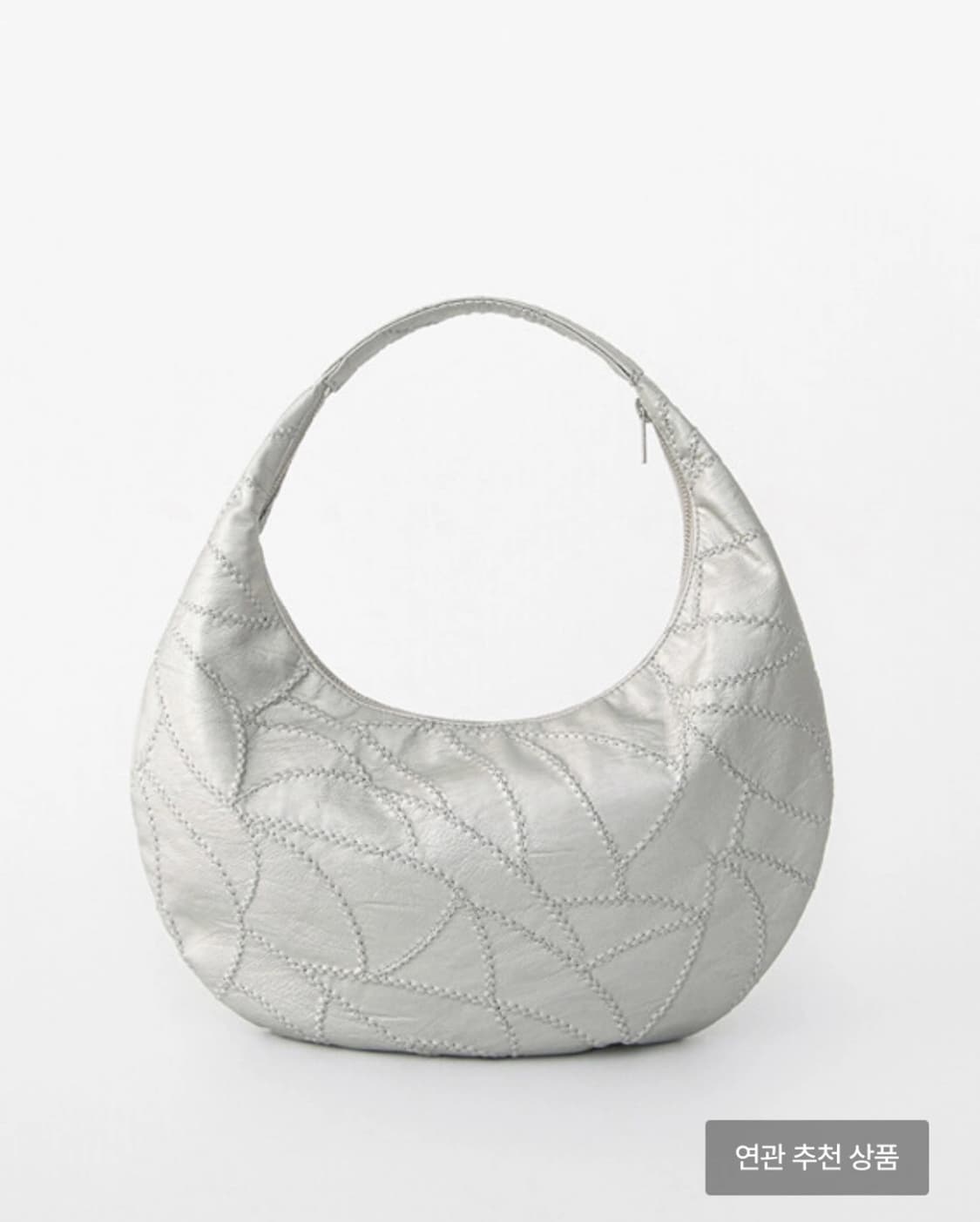 REGULAR 레귤라 실버 호보백 상품이미지1