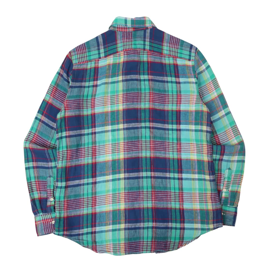 폴로 랄프로렌 린넨 마드라스 체크 셔츠 상품이미지4