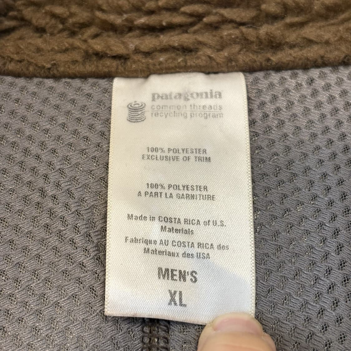 00s 파타고니아 레트로-X 브라운/카퍼 상품이미지6