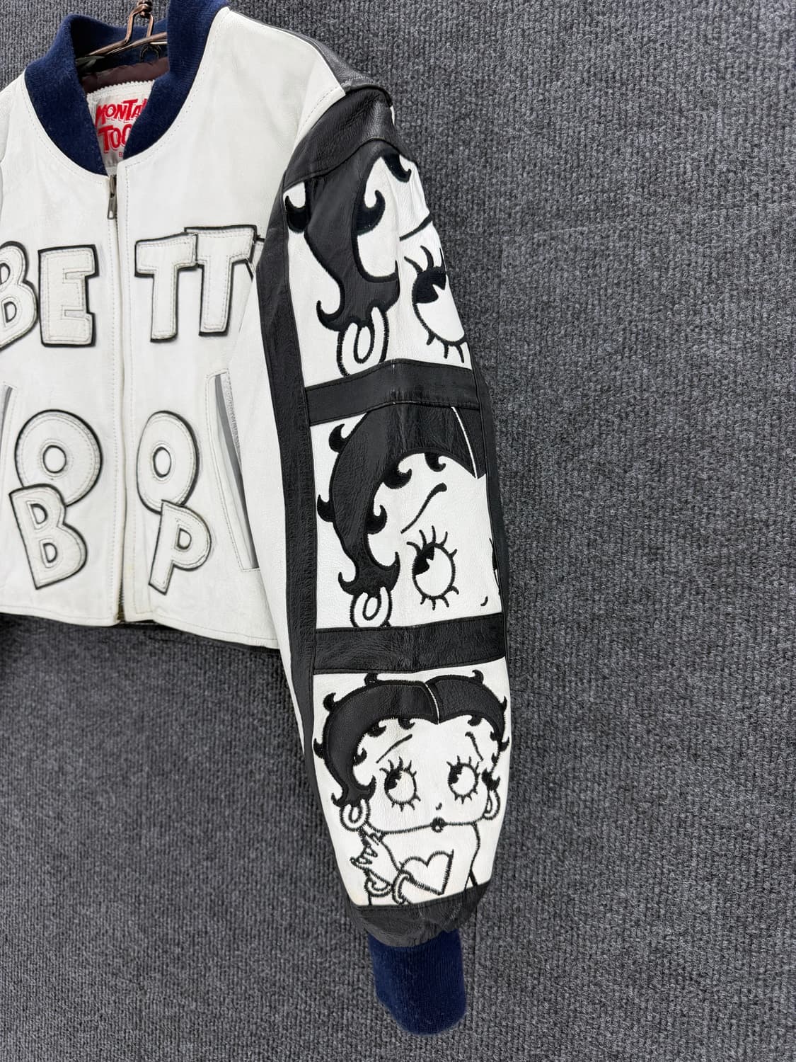 1994년 몬타나튠즈 베티붑 크롭 레더자켓 상품이미지4