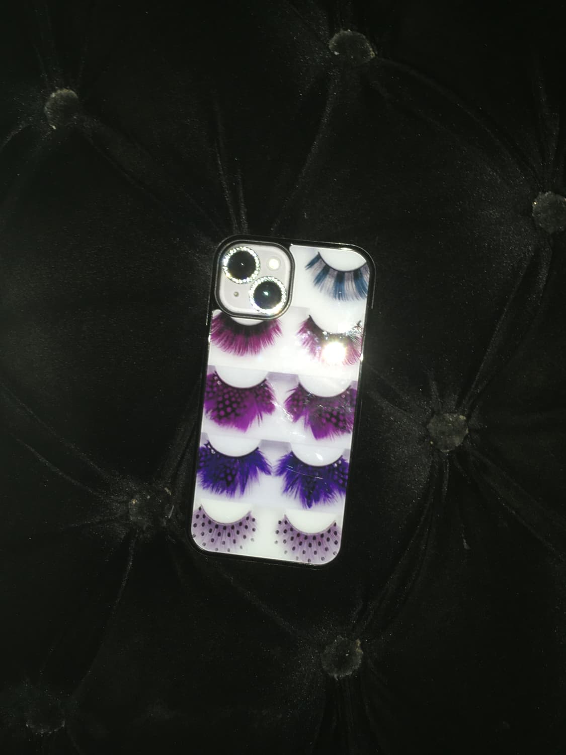 Eyelashes Phone case (Purple) 상품이미지8