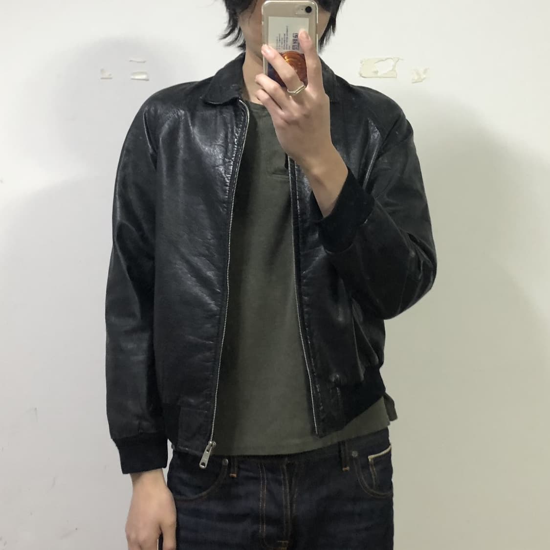 재패니즈 빈티지 레더자켓 상품이미지3