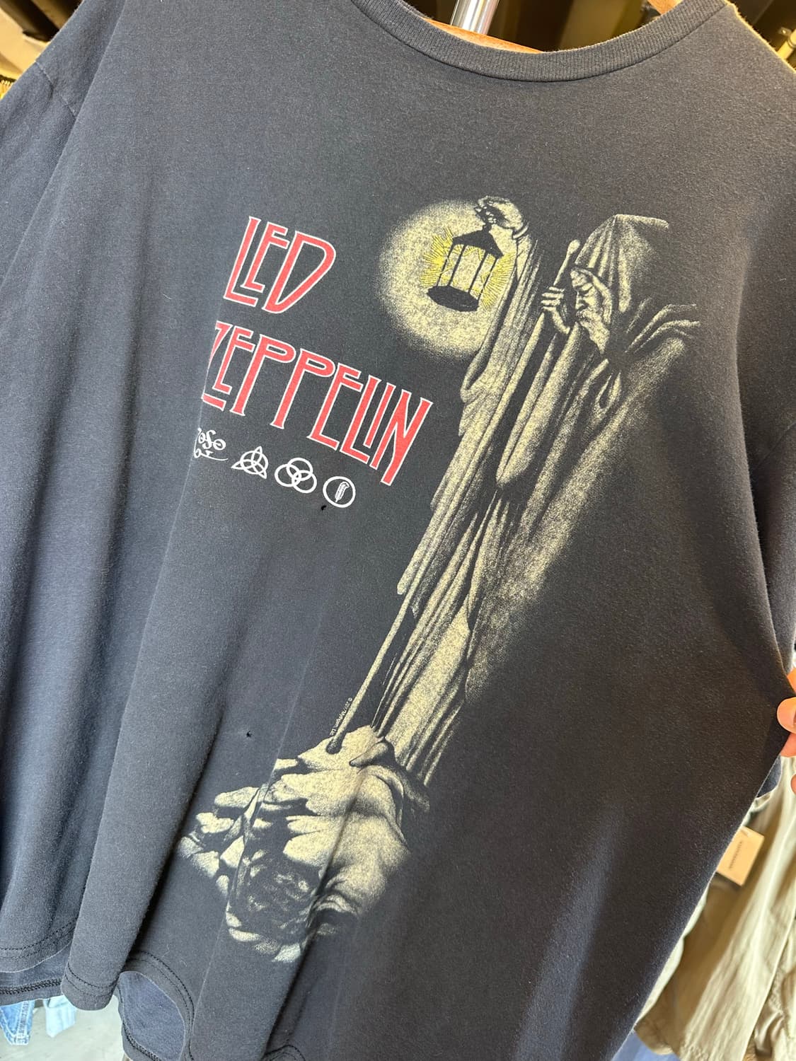 레드 제플린 Led Zeppelin 락밴드 프린팅 티셔츠 상품이미지3