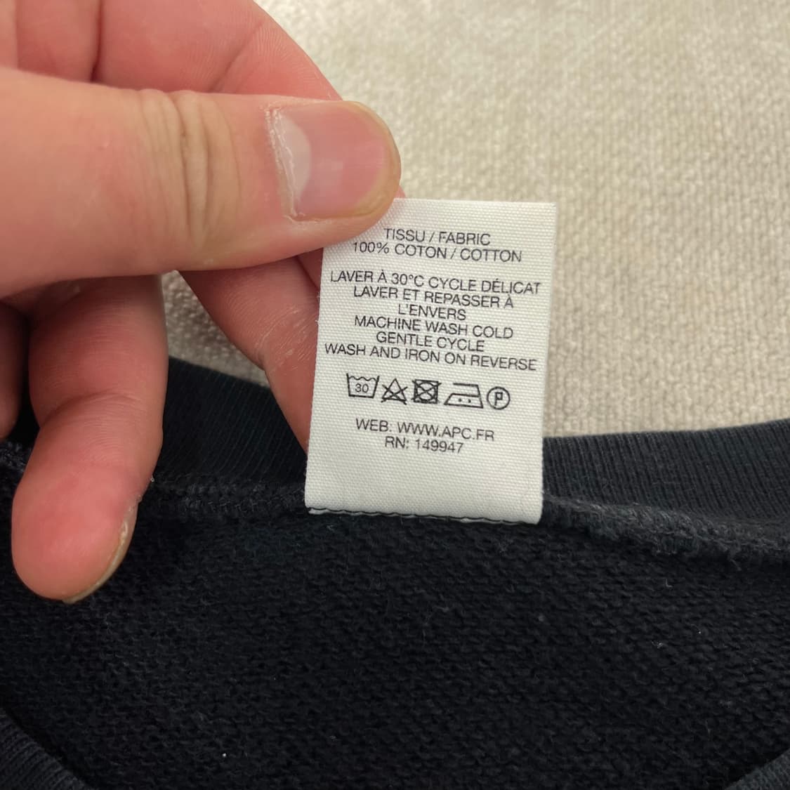 95 APC 아페쎄 US그래픽 맨투맨 상품이미지5