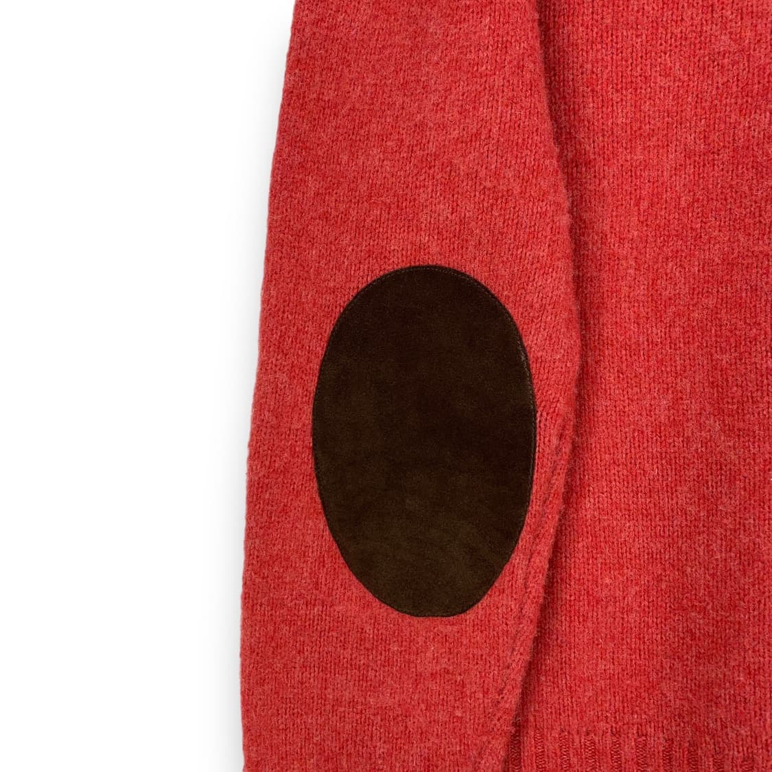 폴로 레더 엘보패치 울 니트 상품이미지5