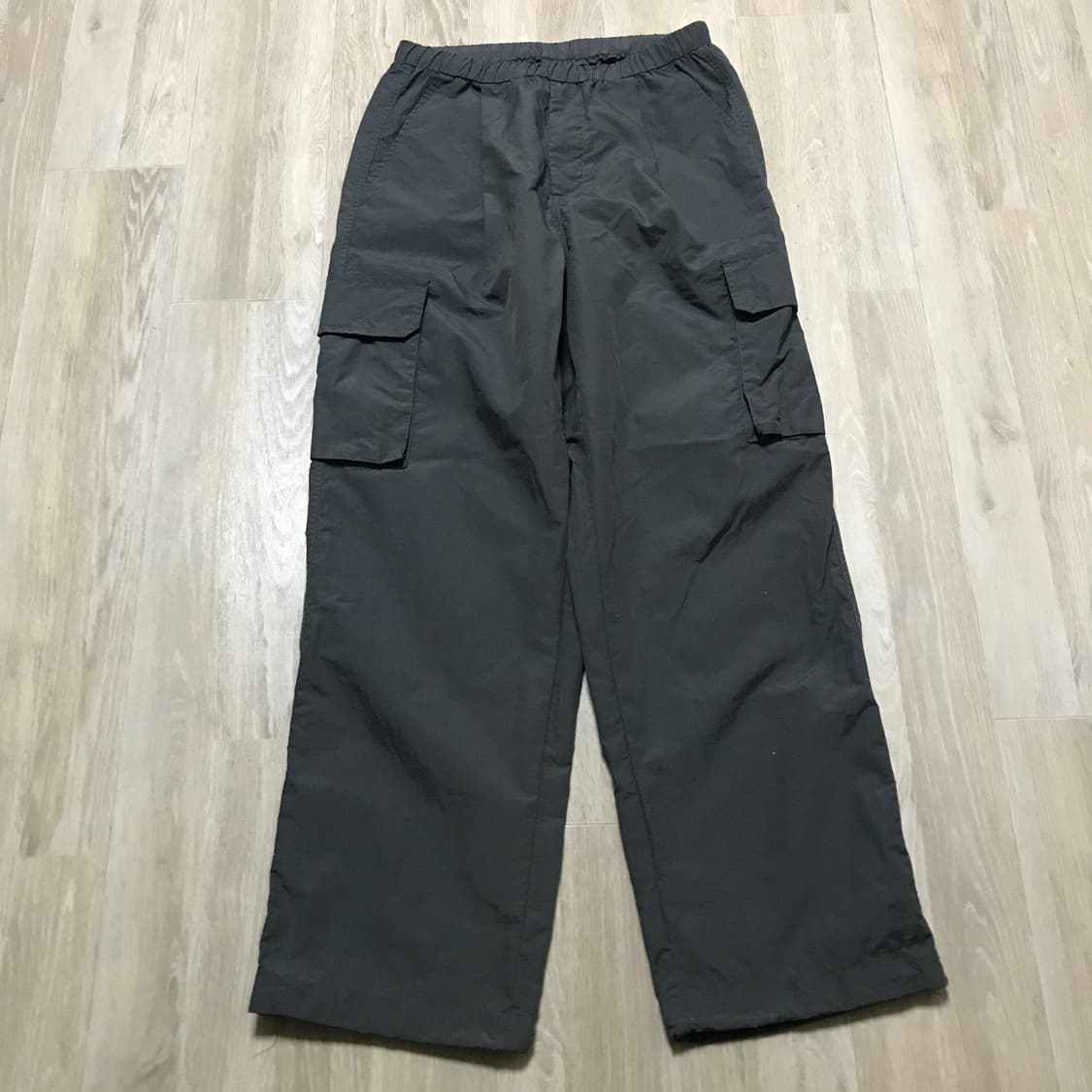 디미트리블랙 나일론 와이드 카고 팬츠 1사이즈 상품이미지7