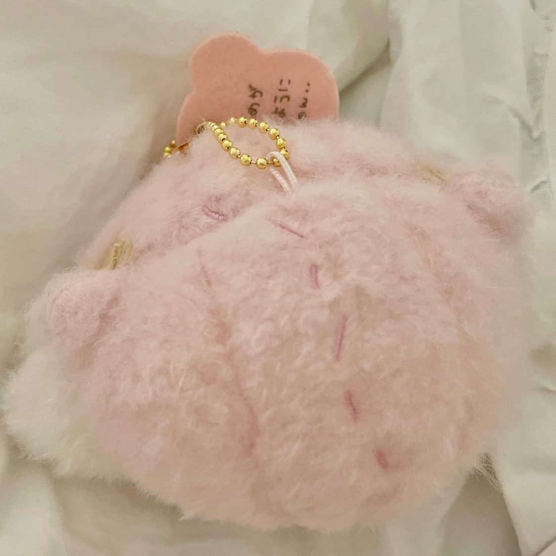 (새상품) 산리오 코기뮹 핑크 쿠마 마스코트 첫사랑 키링 쿠마상 상품이미지7
