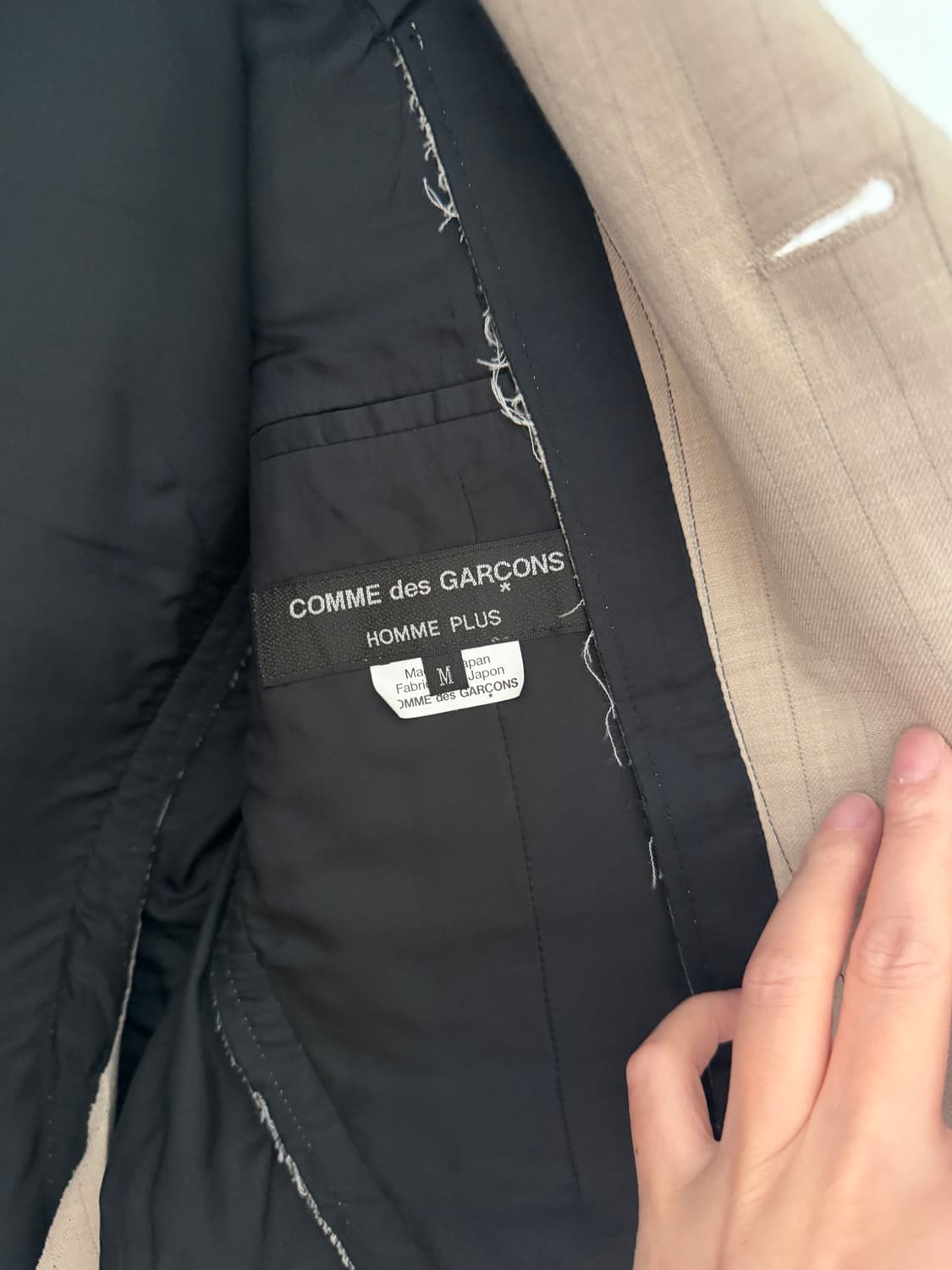 24SS 꼼데가르송 옴므플러스 자켓 상품이미지6