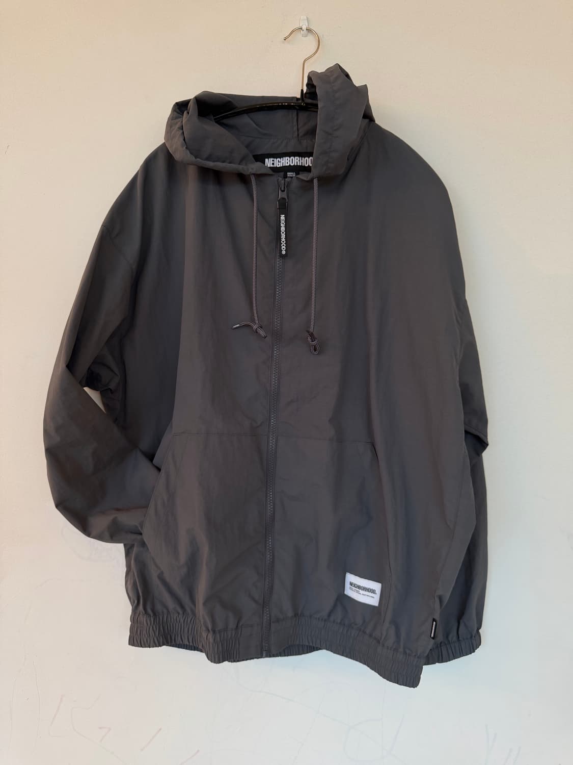 네이버후드 솔리드컬러집업 후디자켓 S 상품이미지3