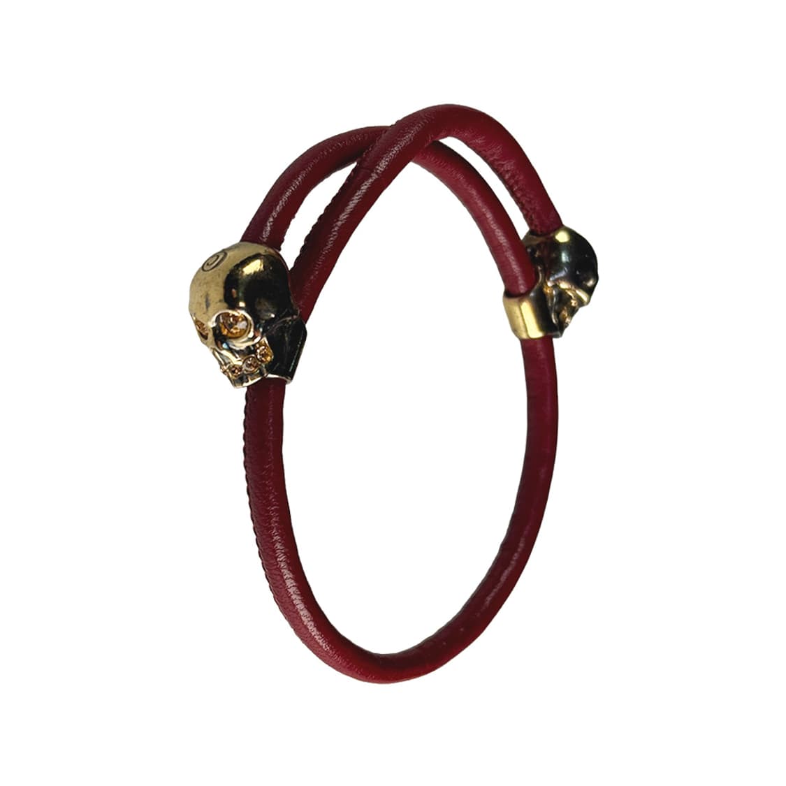 알렉산더 맥퀸 스컬 가죽 팔찌 상품이미지2