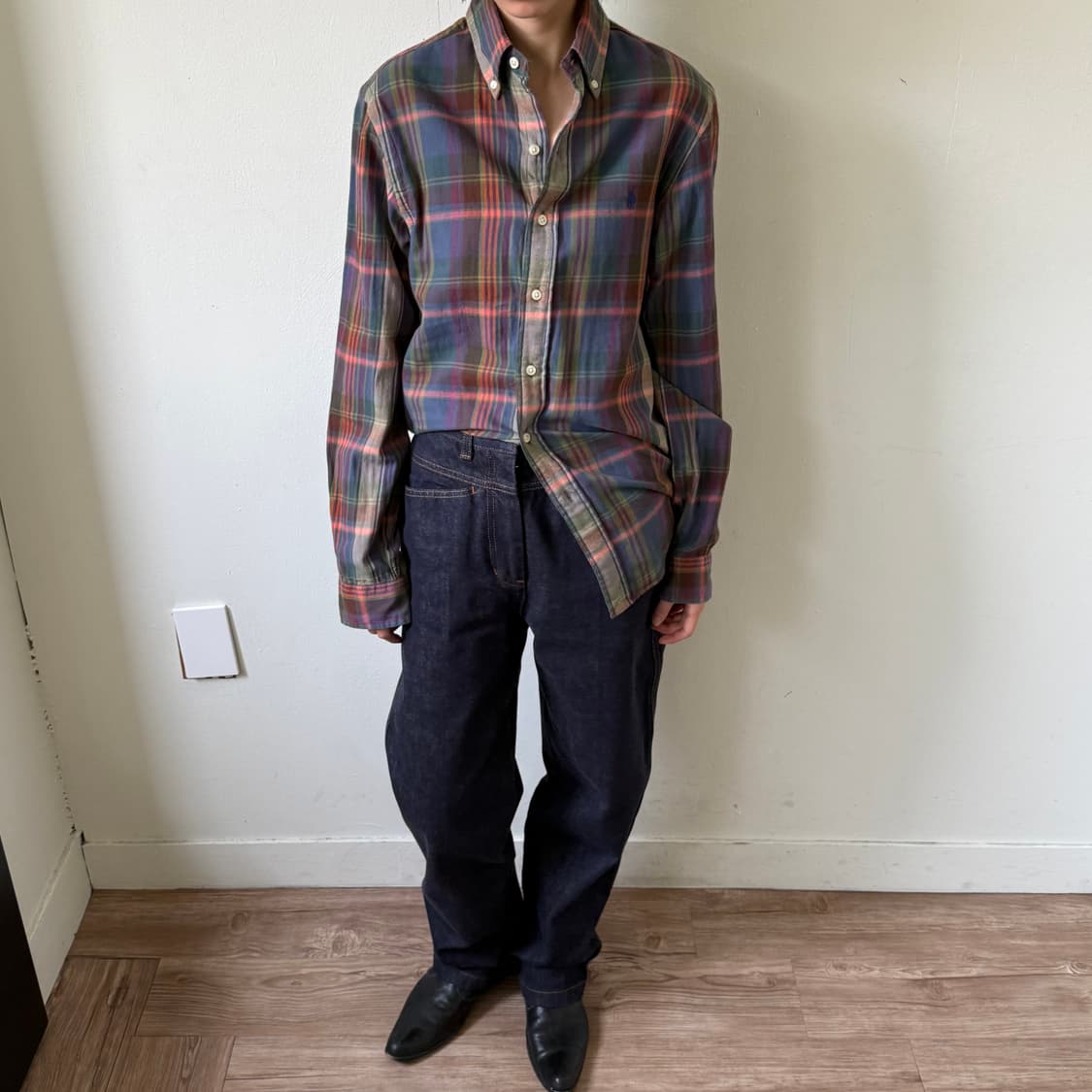 폴로랄프로렌 클래식 체크 셔츠 상품이미지1