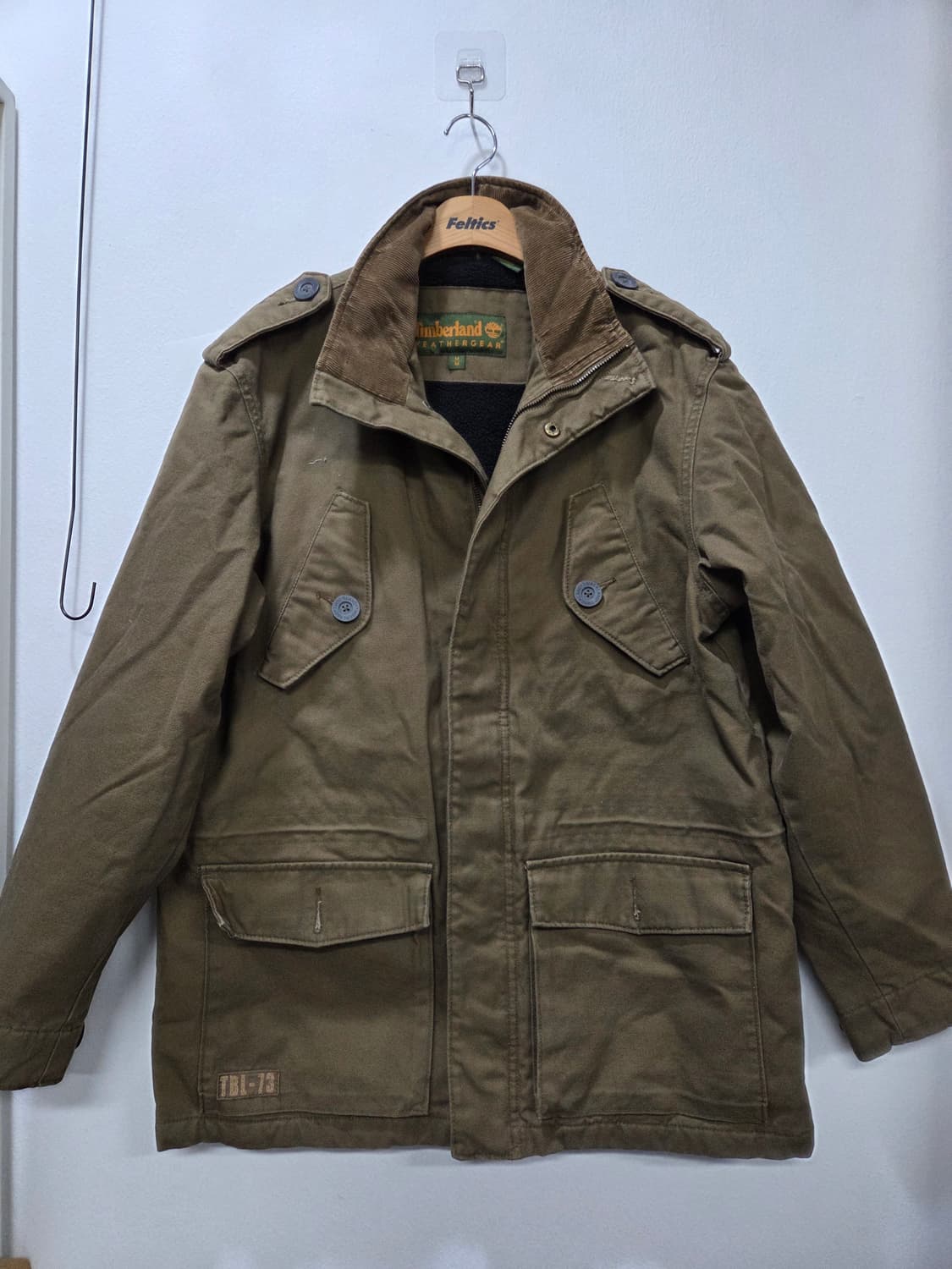 팀버랜드 카키카멜  야상 헌팅 점퍼 빈티지코튼 필드 상품이미지1