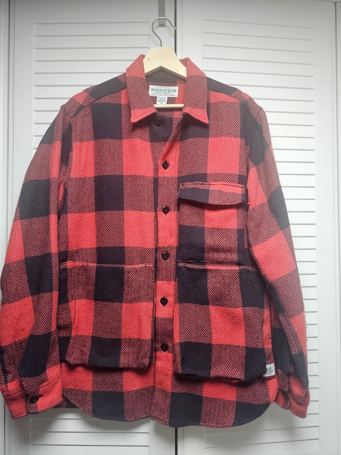 사사프라스 W.H.C Red Digs Crew Half Shirt M 상품이미지2