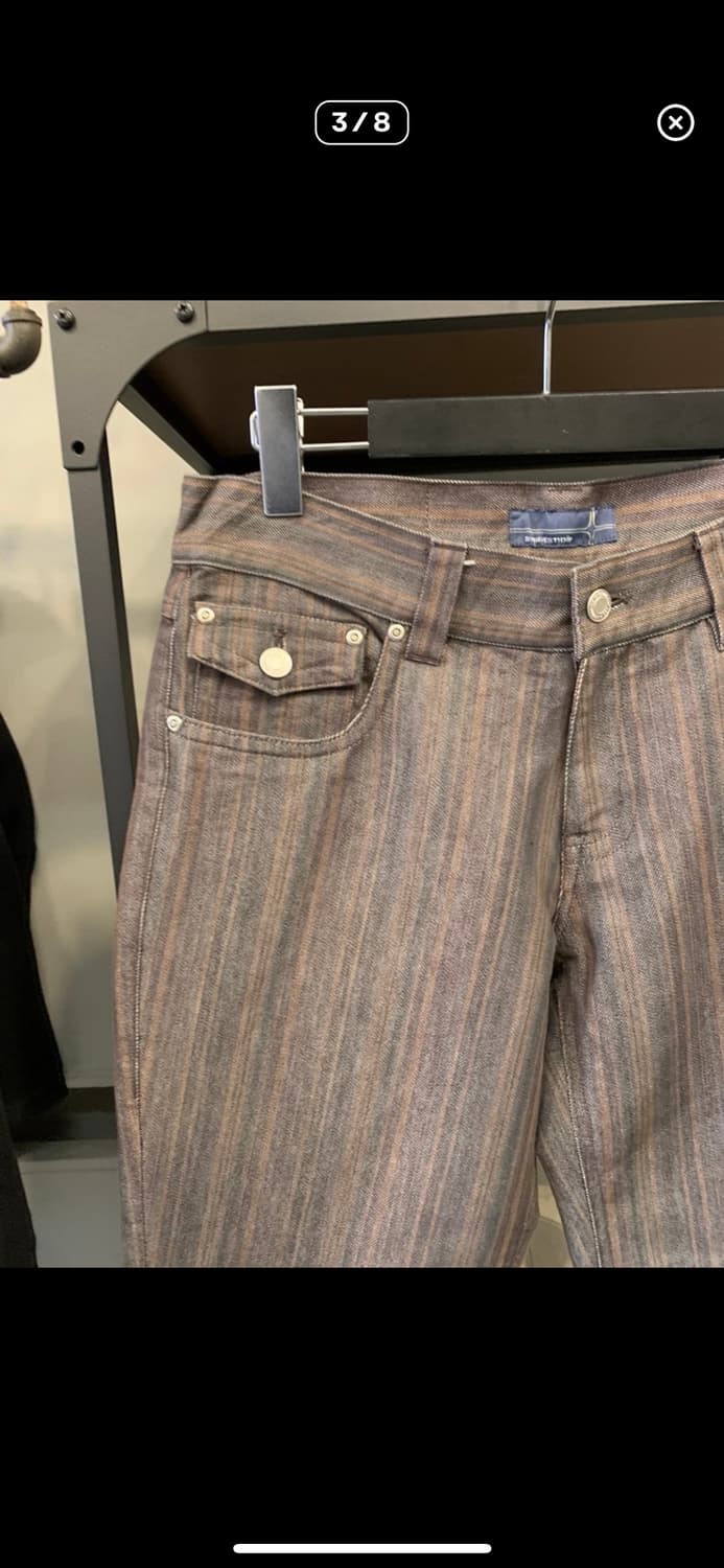 Western detail stripe pants 상품이미지3