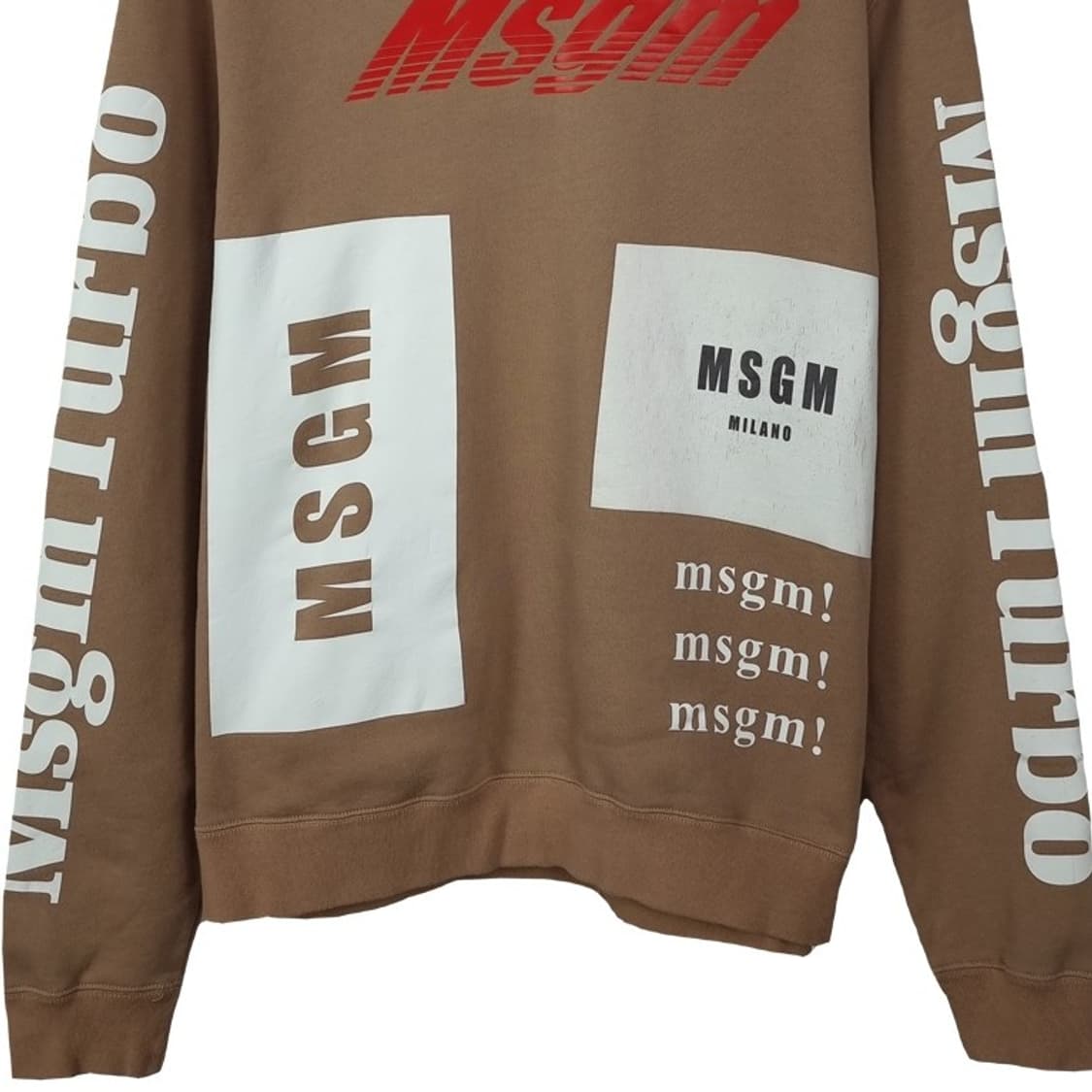 [엠에스지엠] 멀티 프린팅 오버핏 맨투맨 P01483 상품이미지5