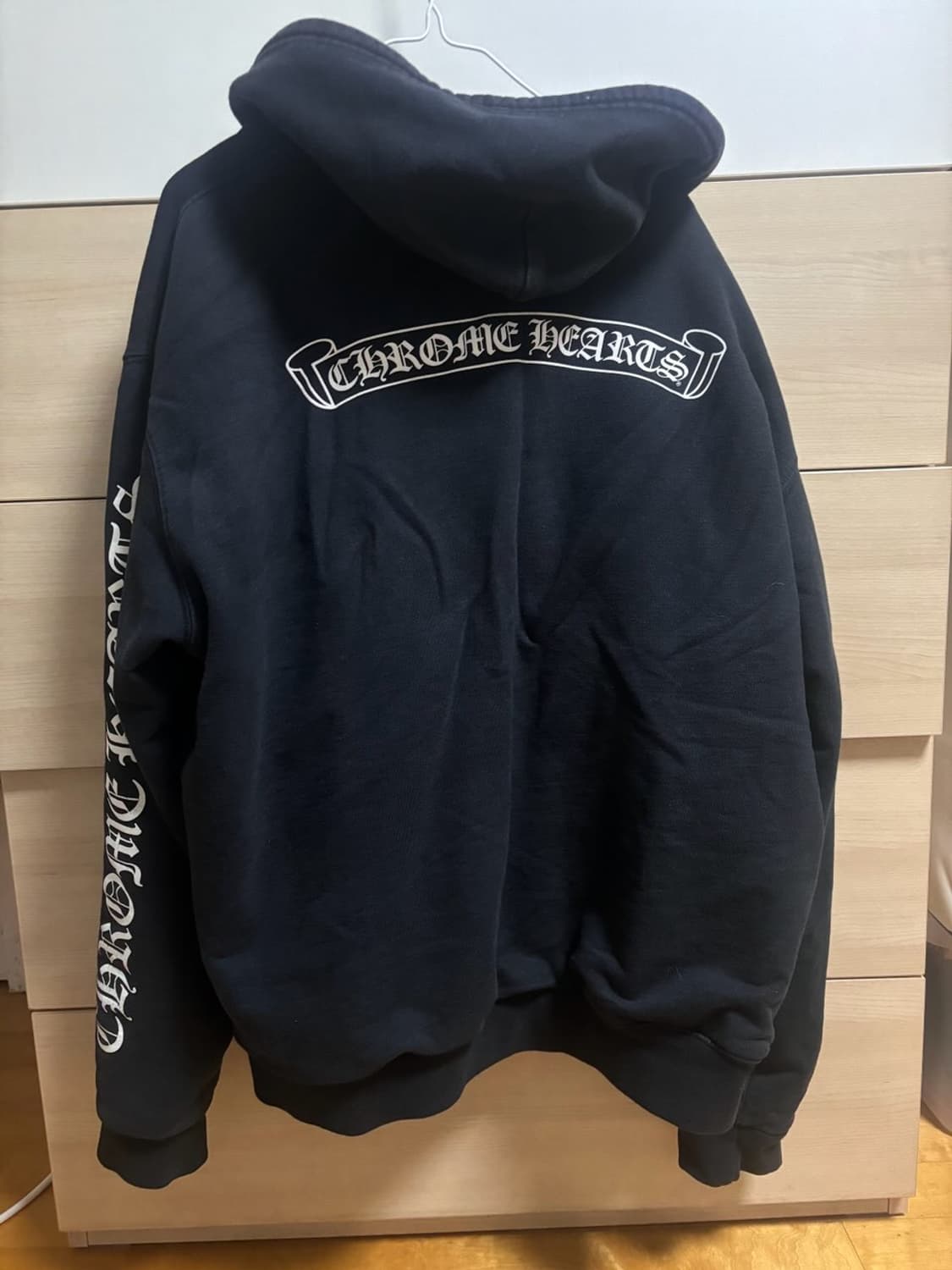 크롬하츠 스크롤라벨 헤비웨이트 후드집업 상품이미지2