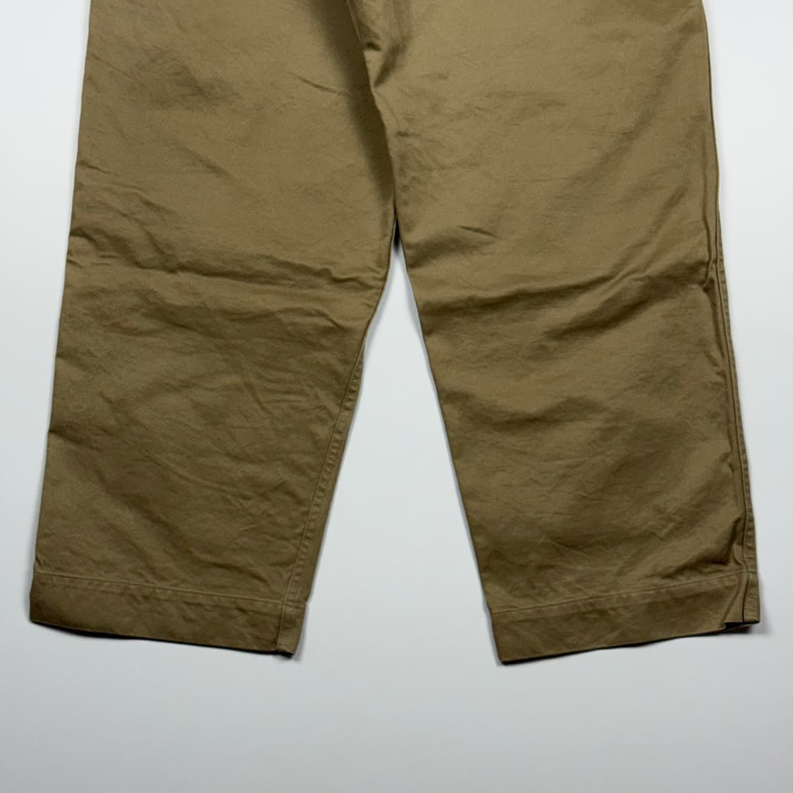 (33) 캡틴선샤인 코튼 S.F 트라우저 카키 상품이미지7