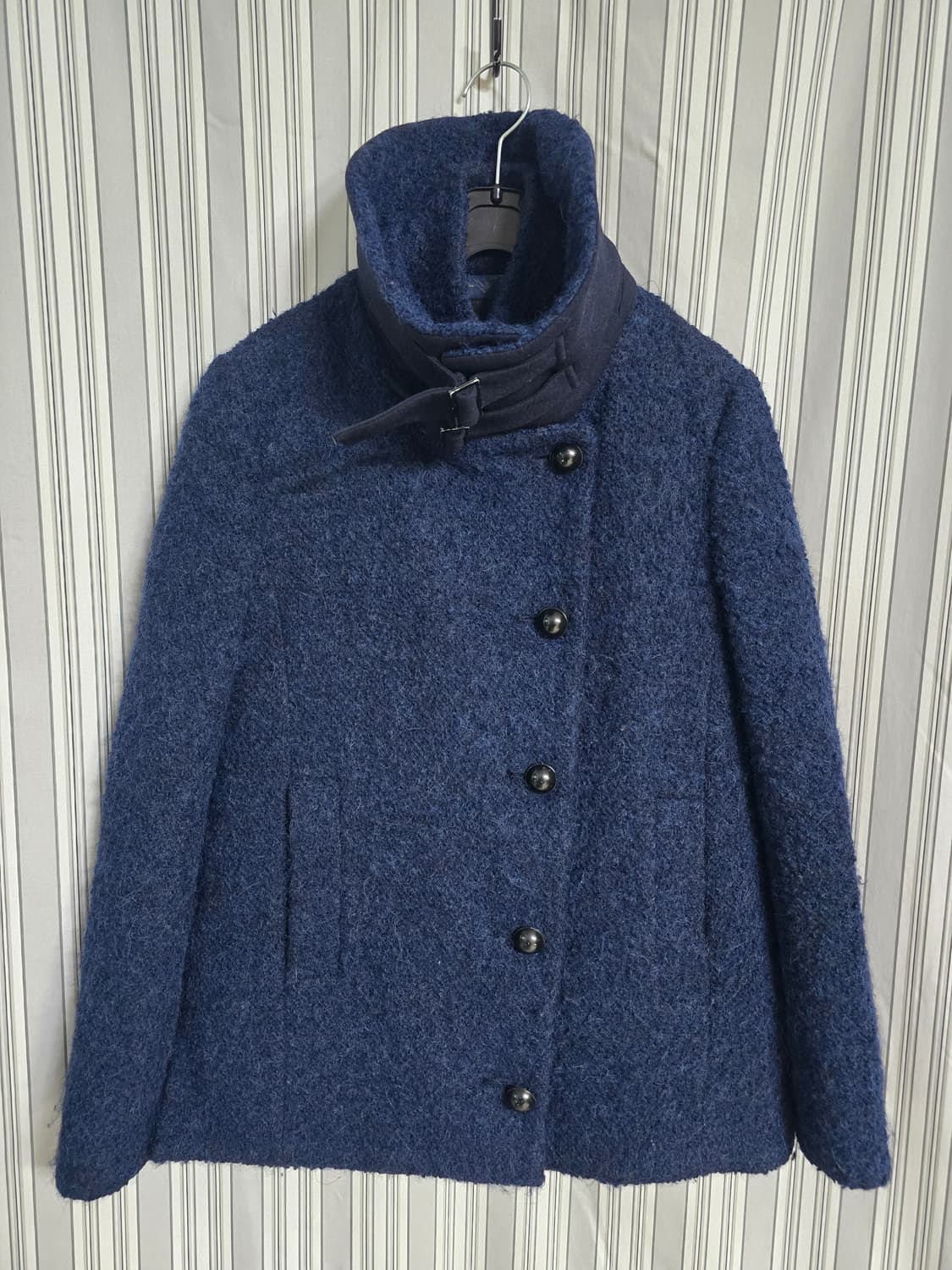 (82-94-160) [MINE] 마인 여성 울 알파카 하프코트 상품이미지1