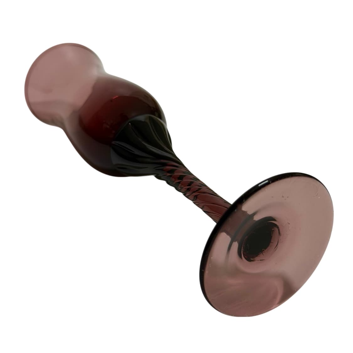 70s 크리스탈 스모키 퍼플 리큐어 글라스 상품이미지7