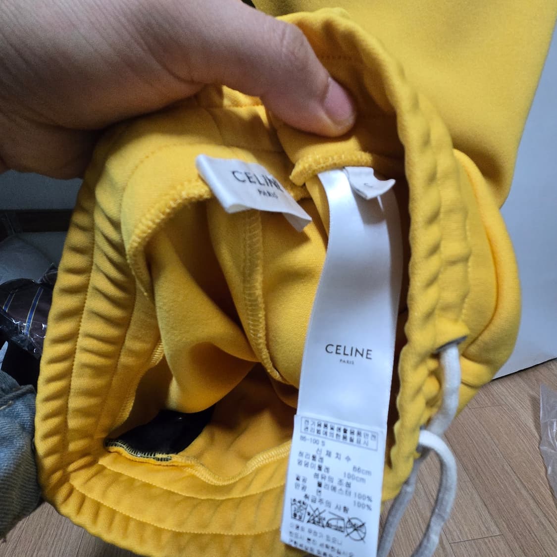 정품[분더샵청담] 셀린느 사이드 스냅 버튼 트랙 팬츠S 상품이미지3