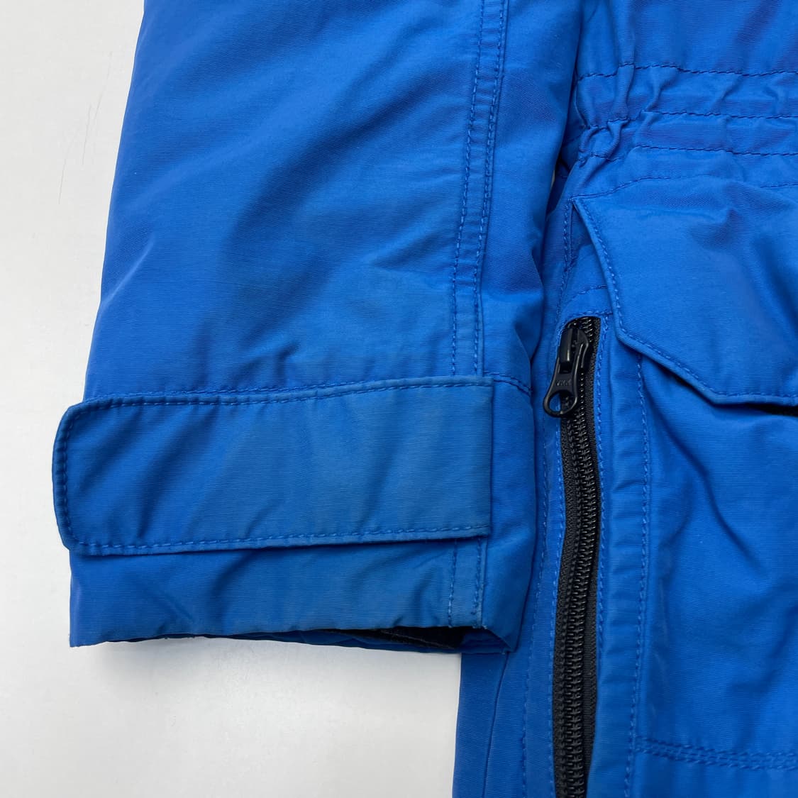 [중고] 라코스테 블루 후드 덕다운 패딩 사파리 점퍼 95 상품이미지5